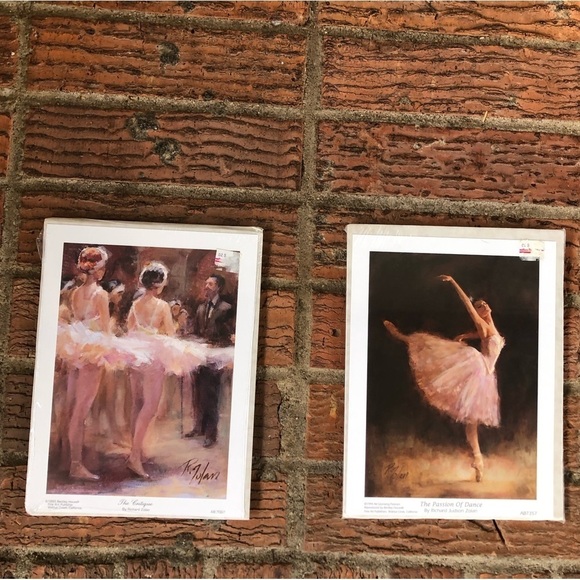 Set of 2 New Richard Zolan Art Prints The Critique & The Passion of Dance 8”x 6” - Picture 1 of 8